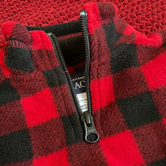 NWT - Quarter-zip Fleece - Children’s Place - 12/18 months - Picture 3 of 4